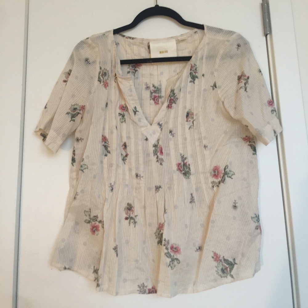 anthropologie floral top